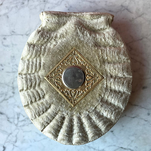 Victorian Shell Shaped Velvet Box