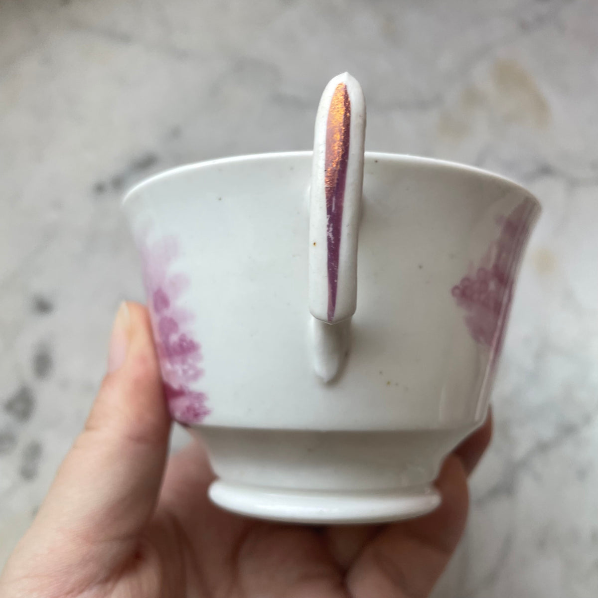 The Mother’s Grave | Antique Mourning Cup & Saucer