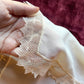 Antique Altar Cloth with Crocheted Cross Edges