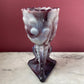 Victorian Slag Glass Goblet or Vase