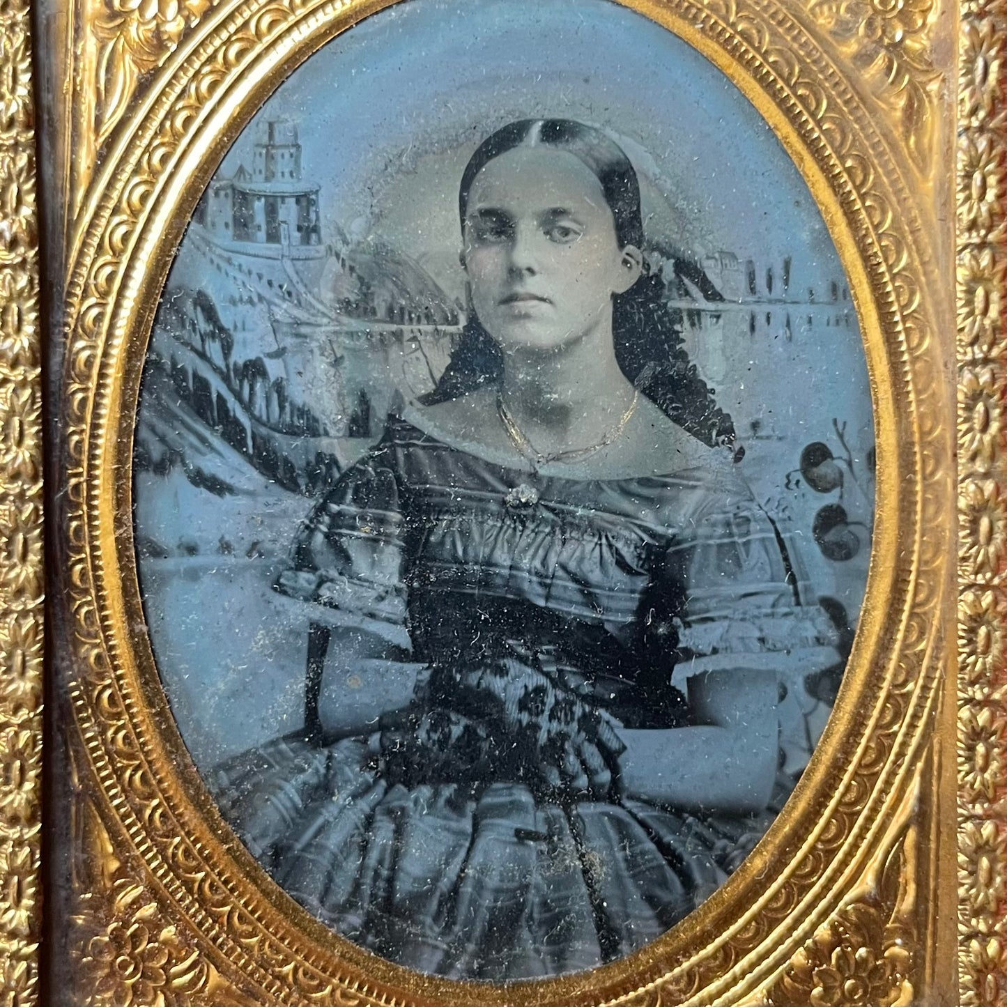 1/9 Plate Ambrotype of Beautiful Girl