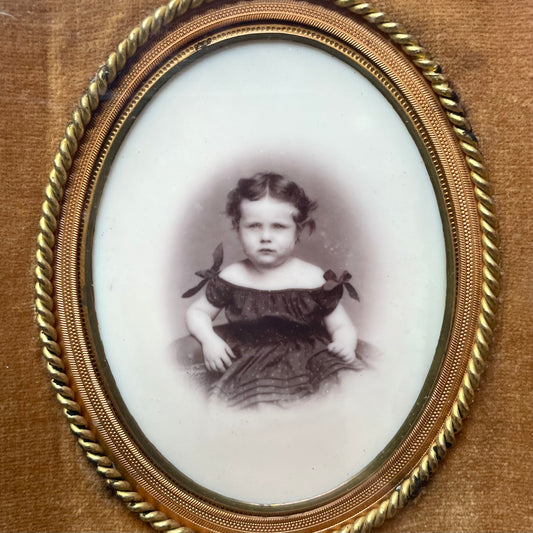 Victorian Opalotype in Original Shadow Box