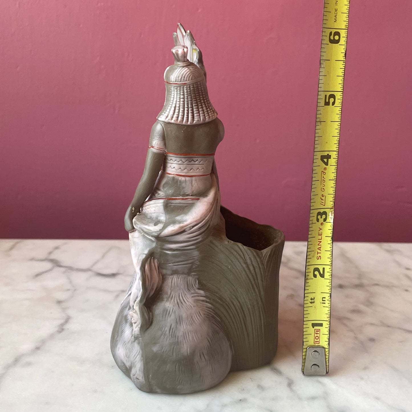 Antique Egyptian Revival Jasperware Planter | Schafer & Vater