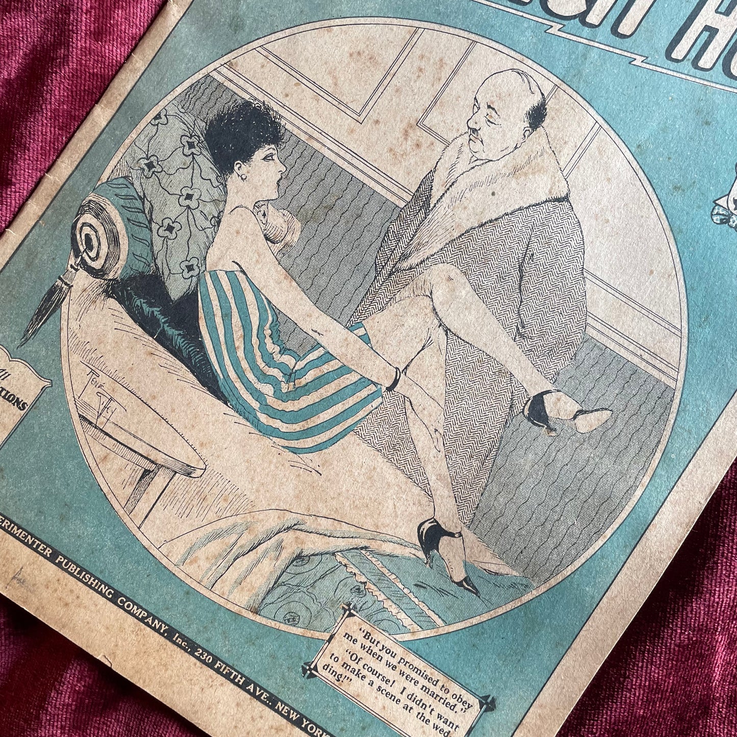 French Humor | March 3, 1928 | Risqué Flapper Cartoons