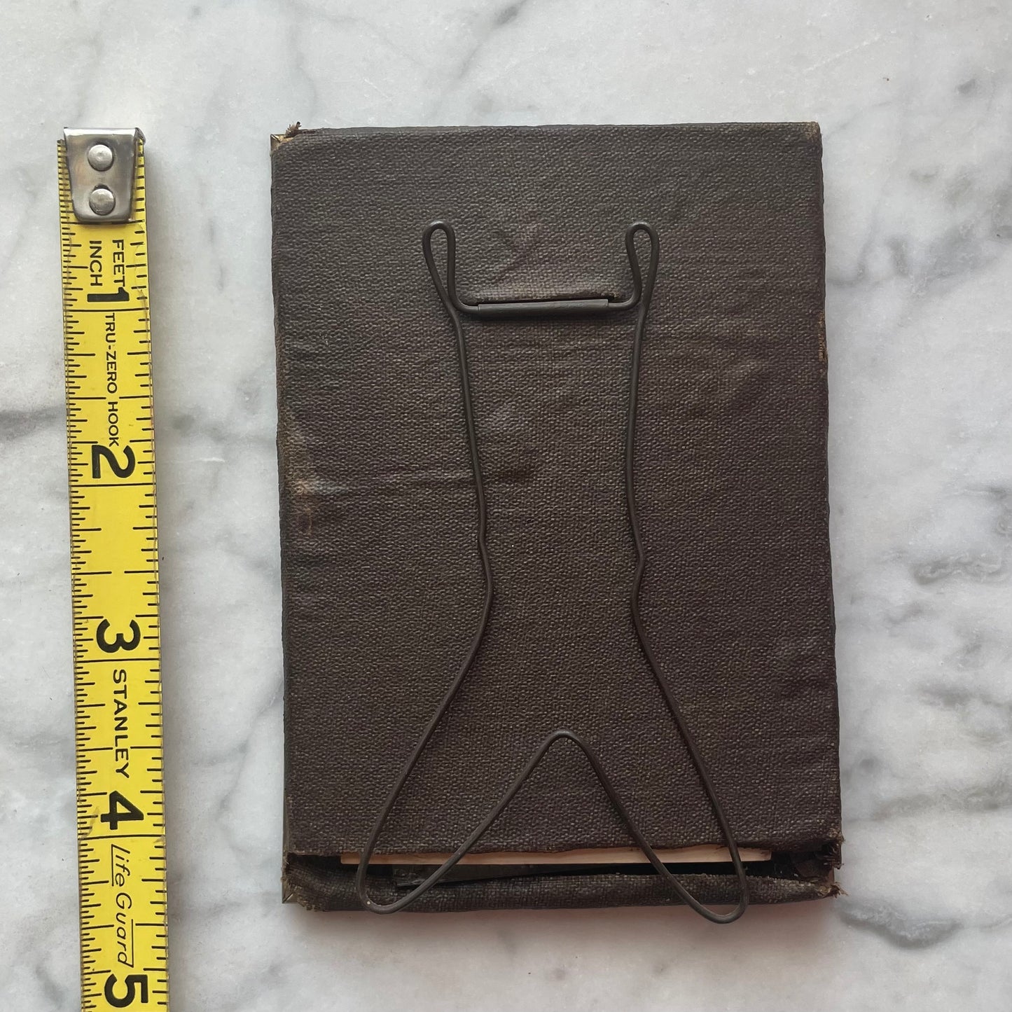 Victorian Tombstone CDV in Velvet Frame