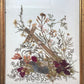 Pressed Flowers from the Holy Land in Adirondack Frame