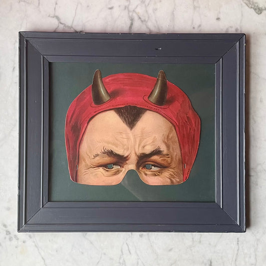 Vintage Devil Mask | Victorian Repro