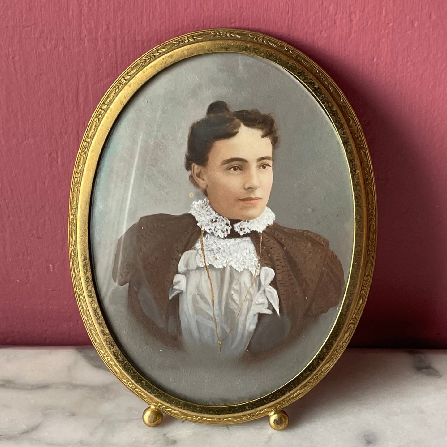 Victorian Painted Portrait Miniature