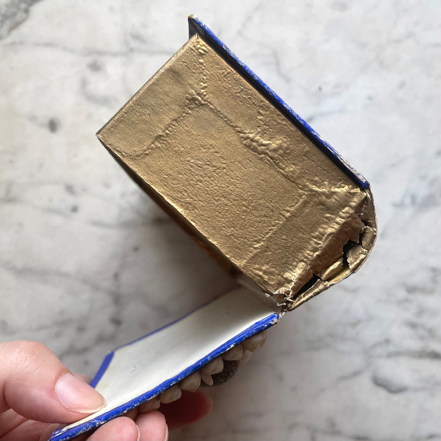 Victorian Book Shaped Shell Work Box