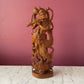 Carved Wood Krishna Statue