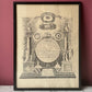 Vintage Odd Fellows Framed Membership Certification
