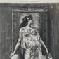 Sarah Bernhardt as Cleopatra by Georges Clairin | Antique Framed Print