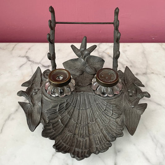 Victorian Figural Inkwell