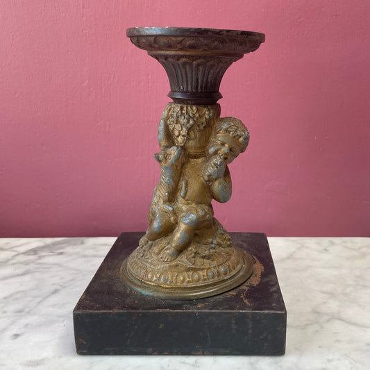 Victorian Figural Stand with Putto & Goat