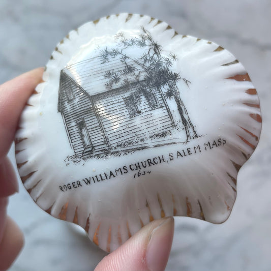 Antique Salem, MA Souvenir Box | Roger Williams Church
