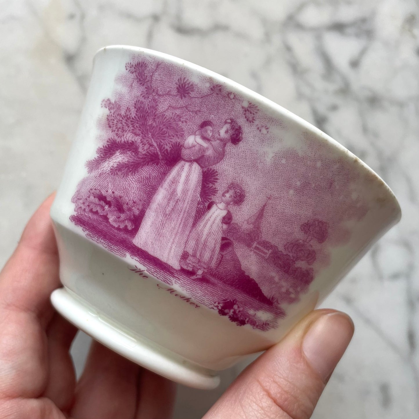 The Mother’s Grave | Antique Mourning Cup & Saucer