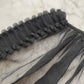 Victorian Mourning Veil | Silk Crepe