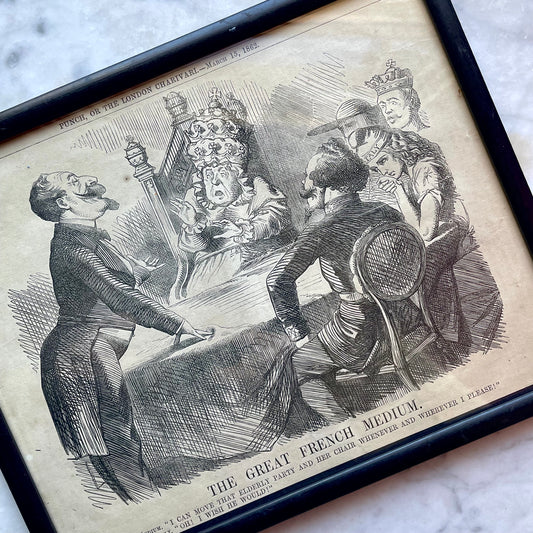 Victorian Spiritualism Cartoon | The Great French Medium
