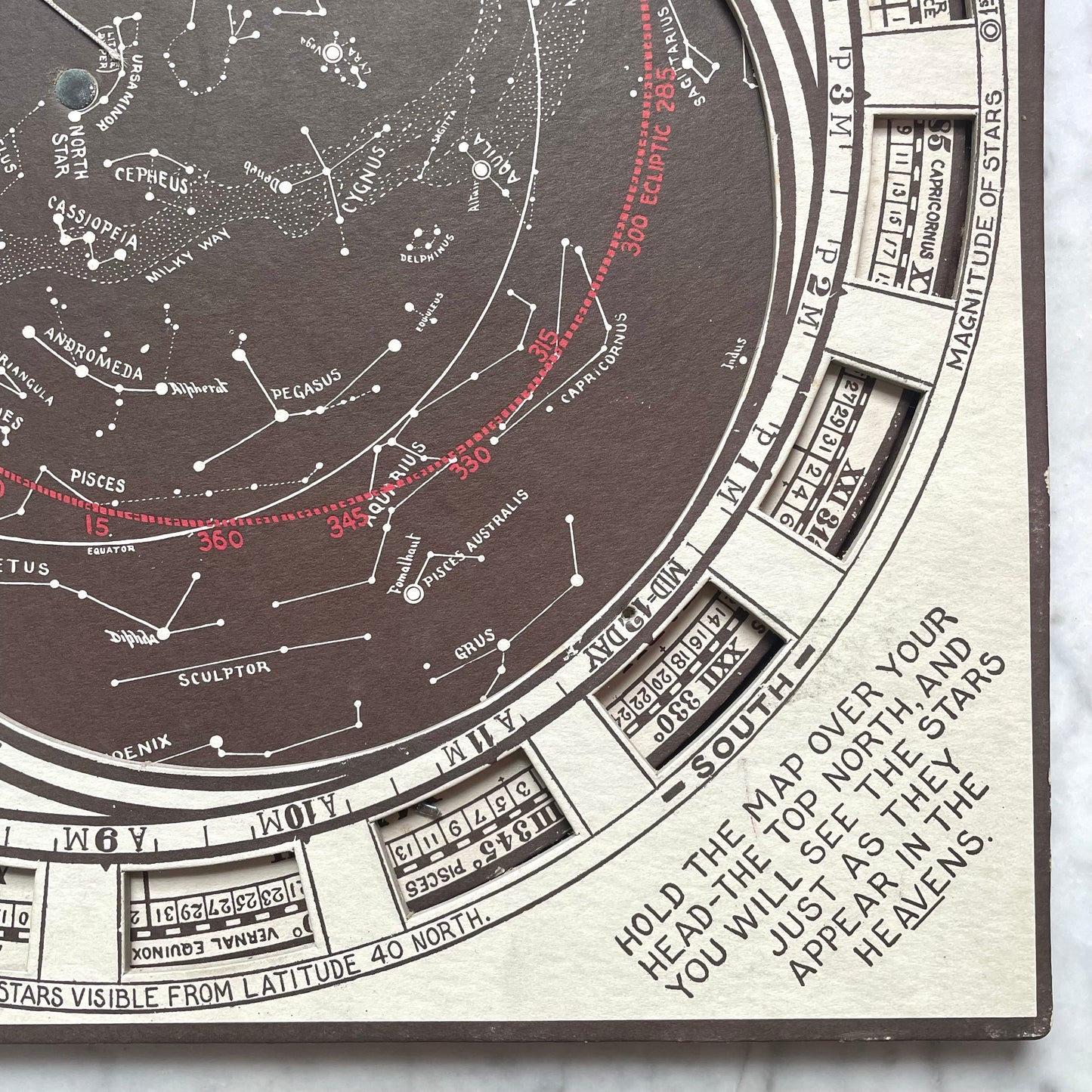 Vintage Star Finder | Astronomy Map
