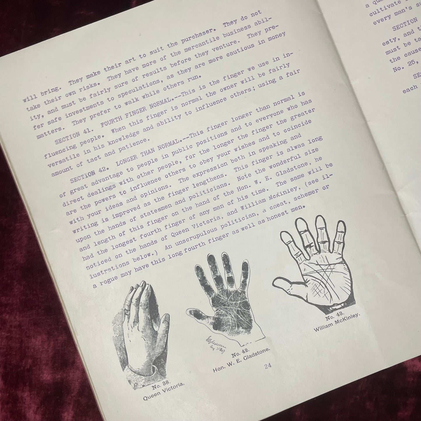 Antique Palmistry Book | A Scientific Course in Character Reading | 1901