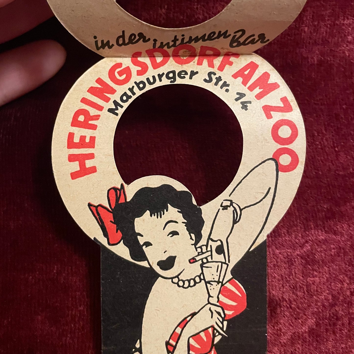 Weimar Era Advertising Door Knocker
