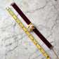 Antique Carved Bone Rose on Velvet Choker