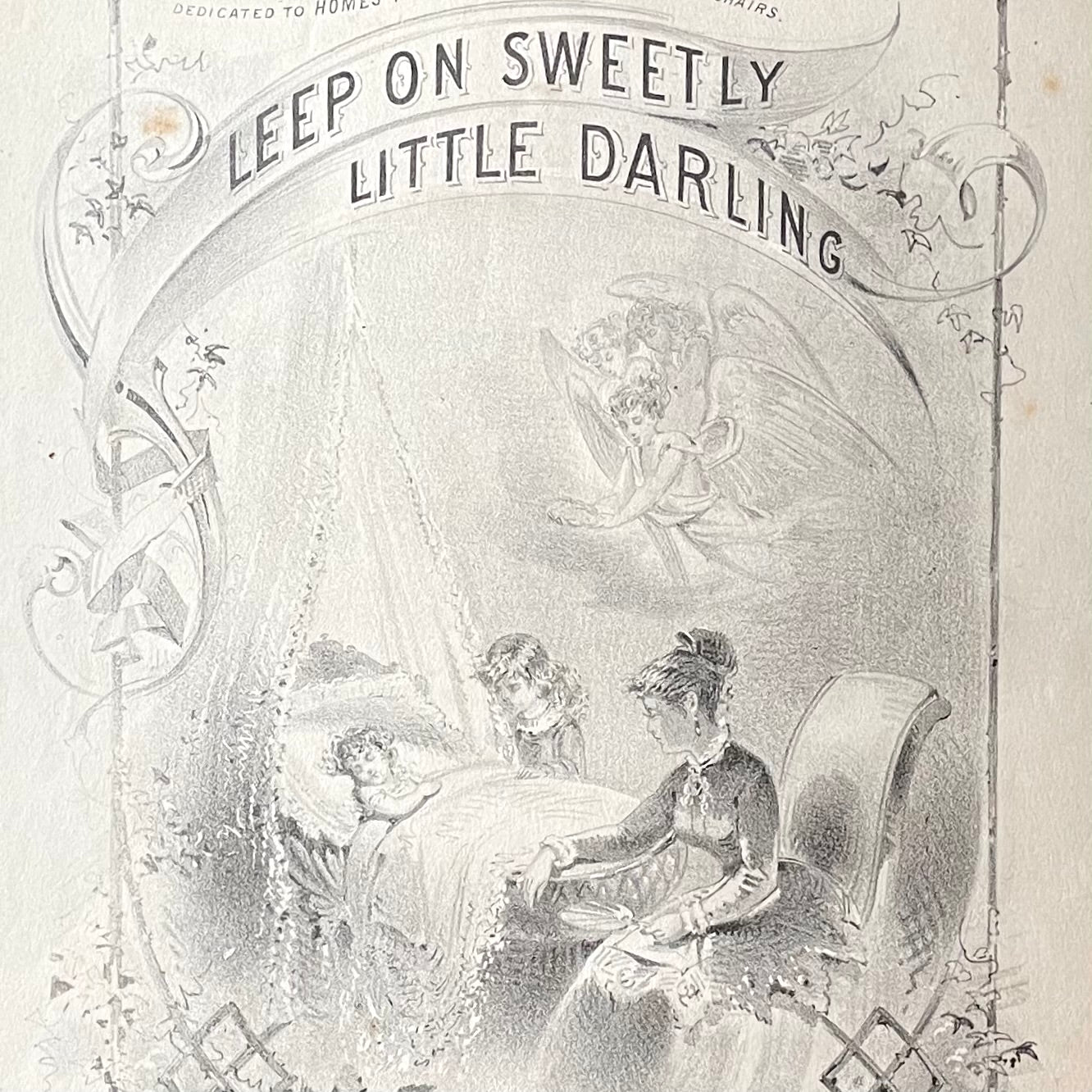 Victorian Mourning Sheet Music | Sleep On Sweetly, Darling