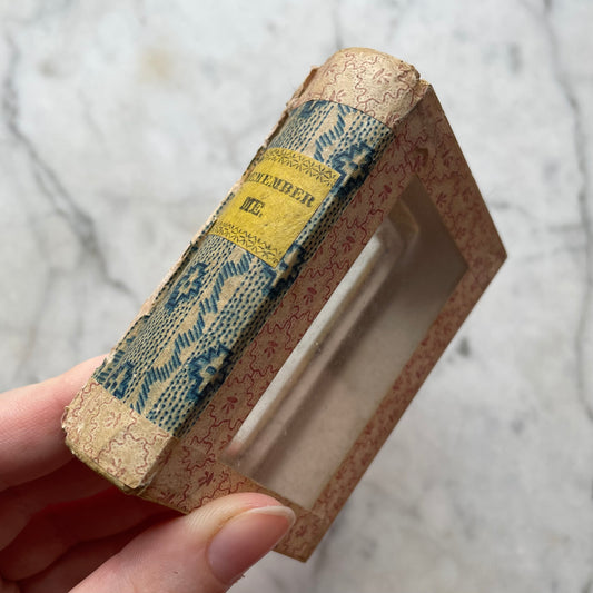 Victorian Book Shaped Glass Box