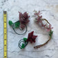Antique French Beadwork Flowers