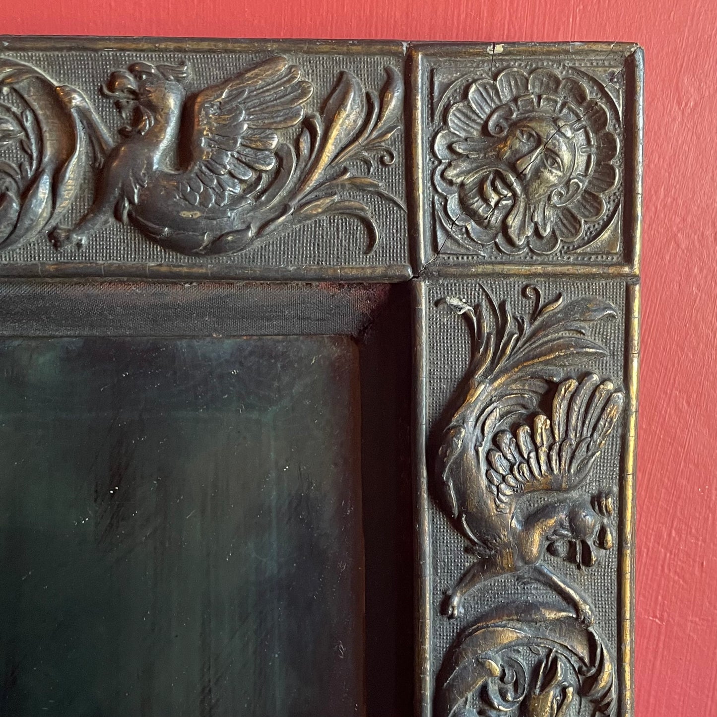 Victorian Medieval Revival Wall Mirror