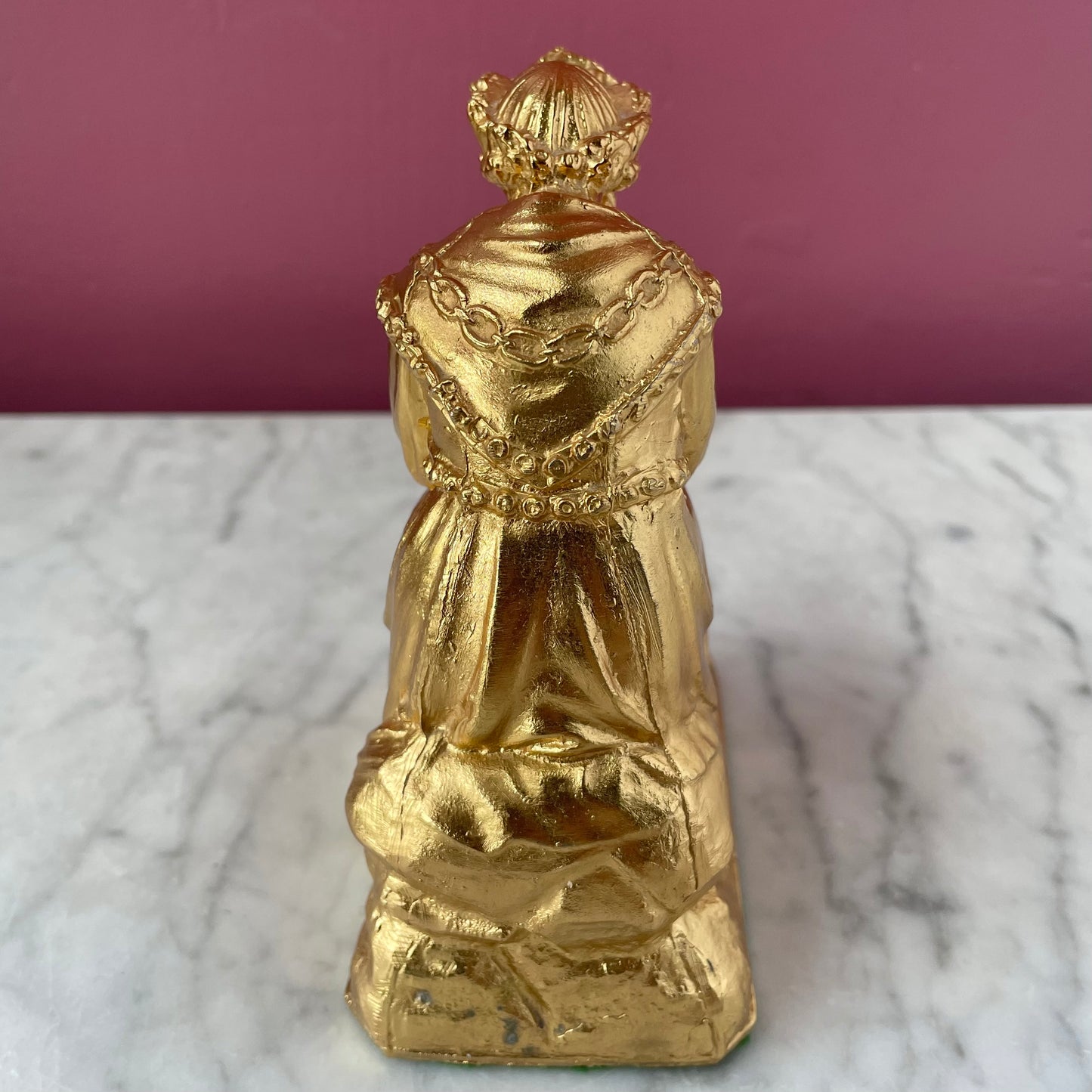 Our Lady of La Salette | Antique Spelter Figure