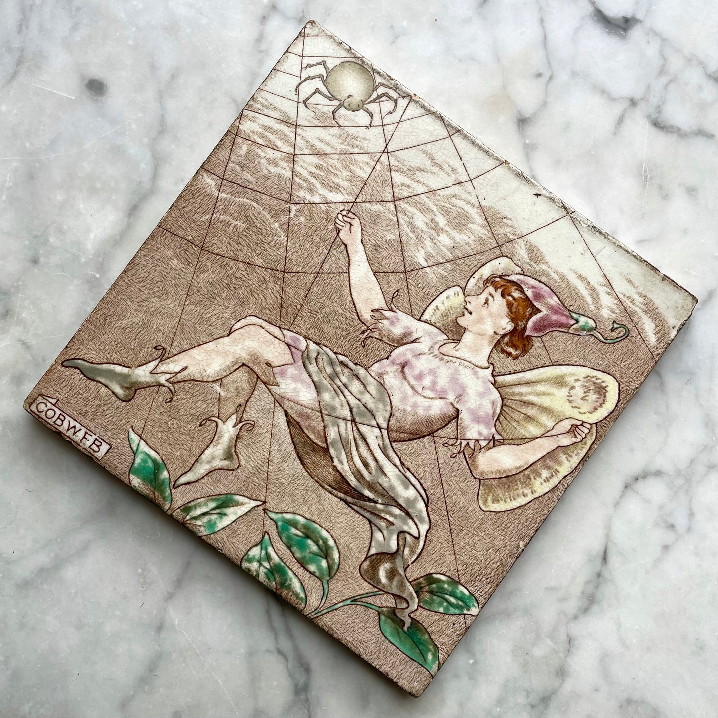 Victorian Fairy Tile | Cobweb from A Midsummer Night’s Dream | Wedgwood