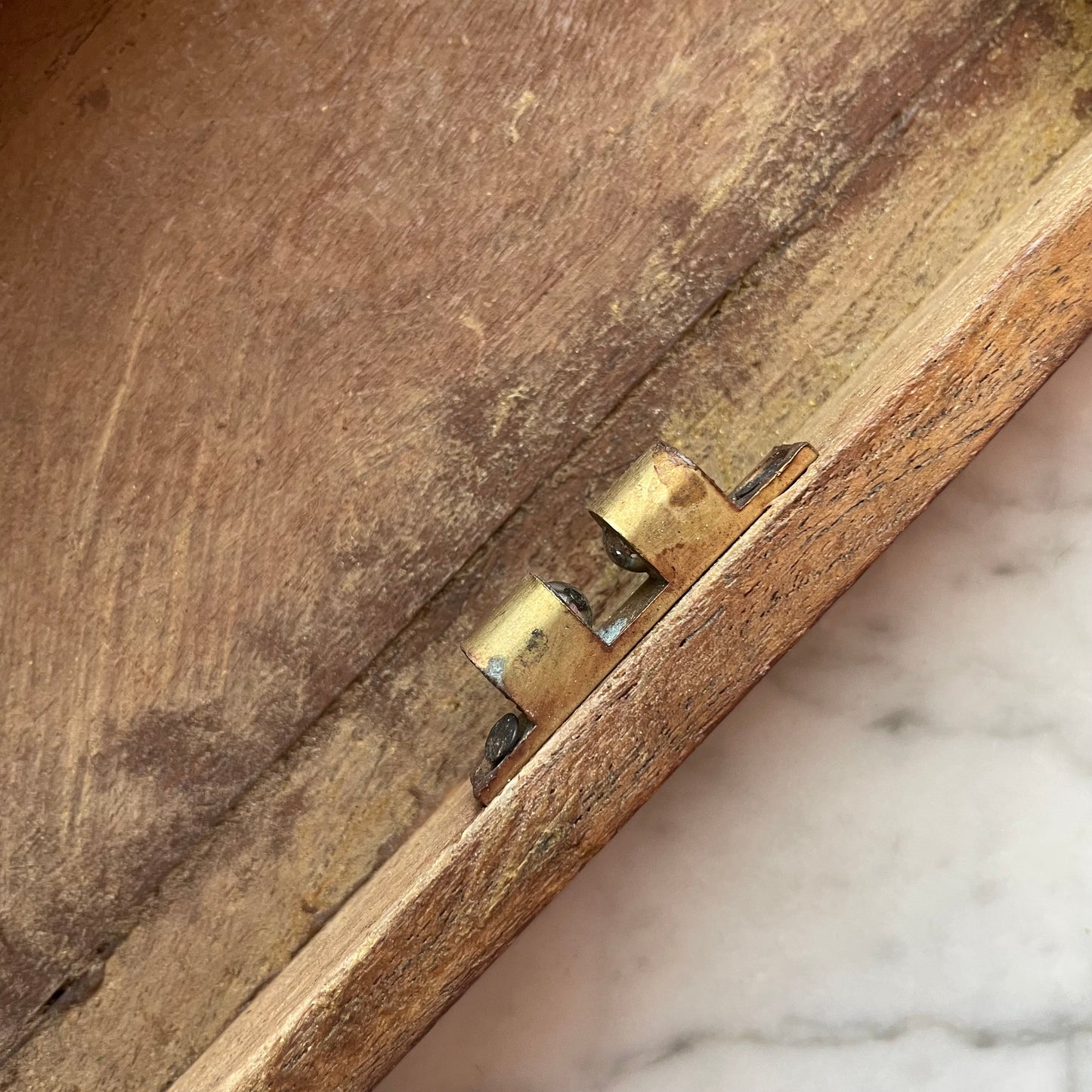 Antique Book Shaped Treen Box