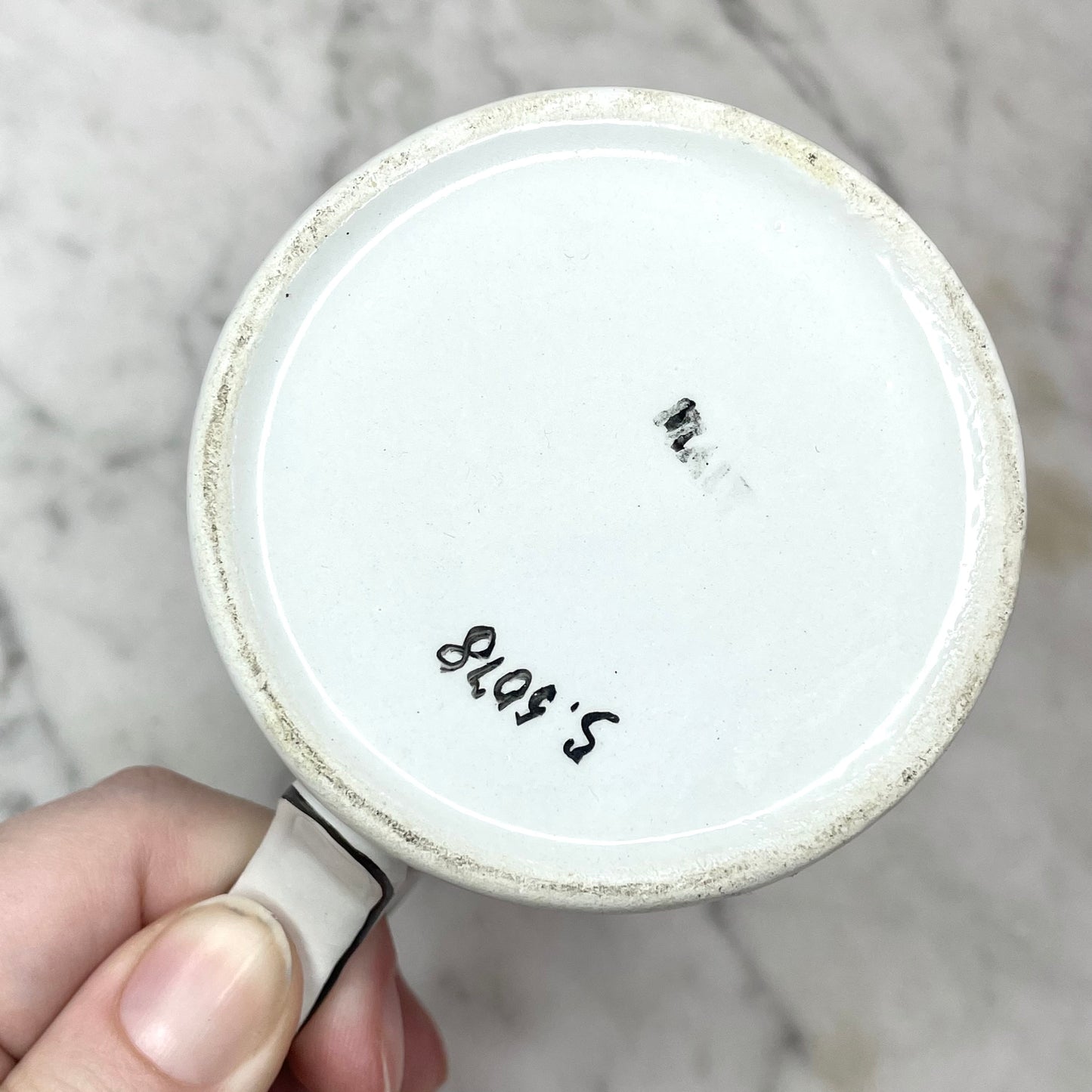 Antique Transferware Mug | Remember the Giver