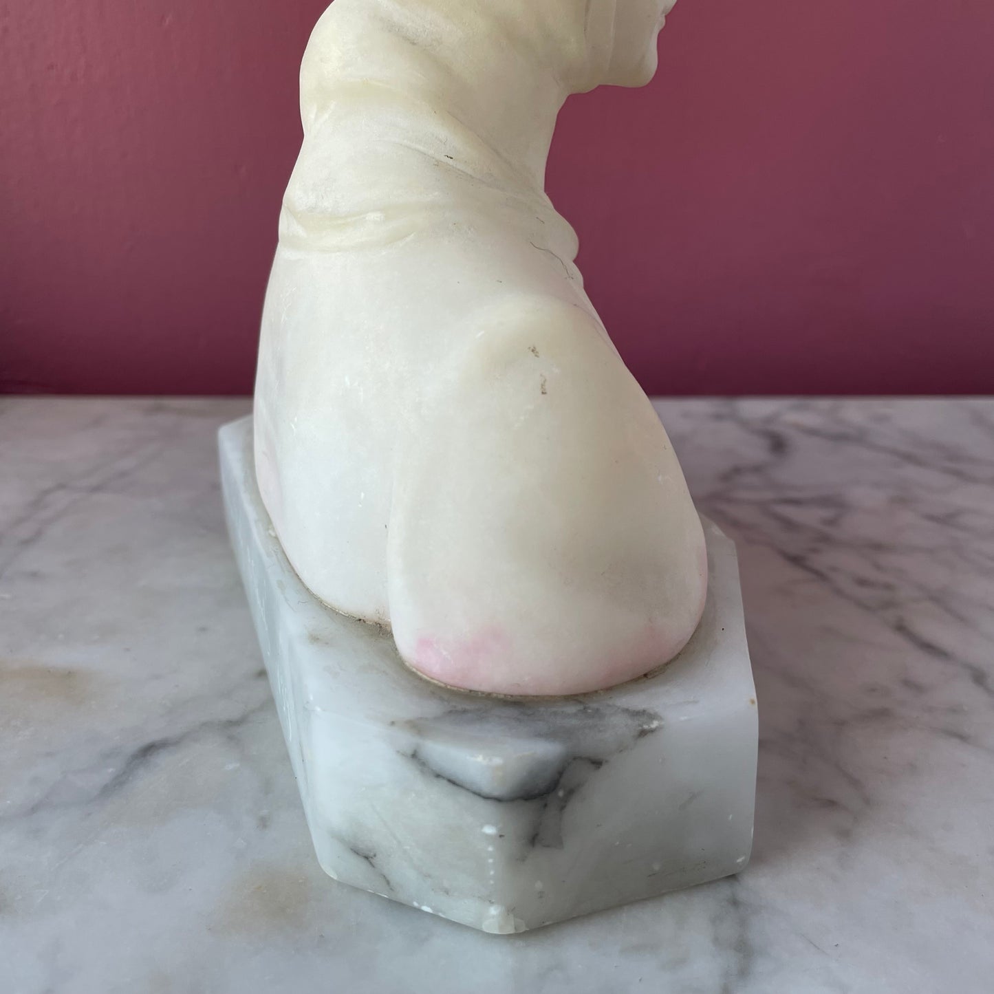 Antique Art Nouveau Bust | Italian Marble