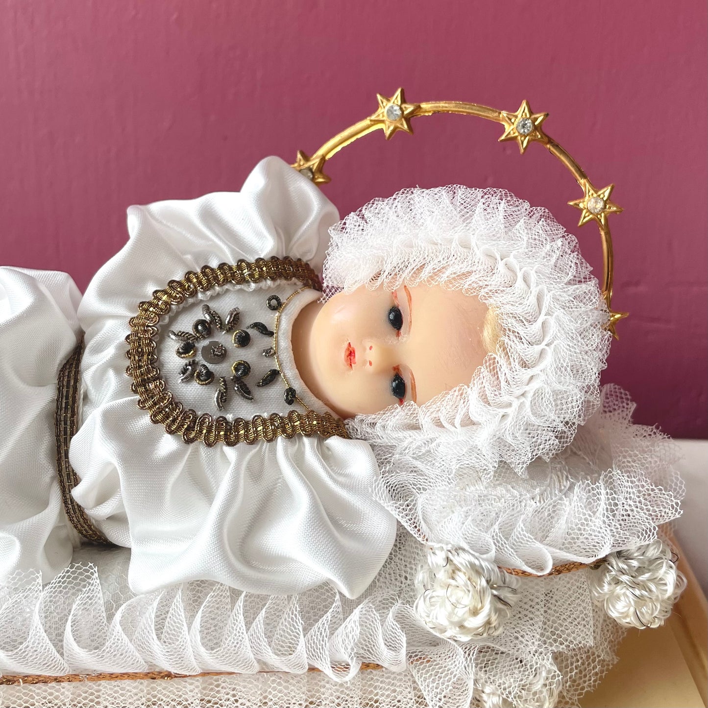 Maria Bambina | Wax Figure Under Plexiglass Dome