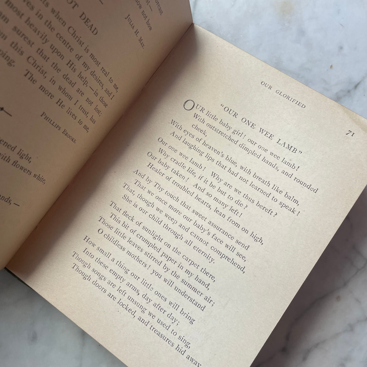 Our Glorified | Passages & Poems of Consolation | 1889