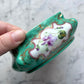 Victorian Powder Box with Violets