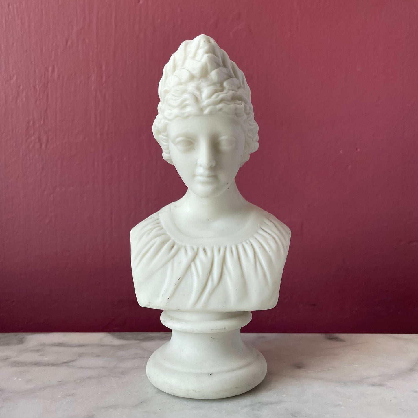 Antique Miniature Parian Bust