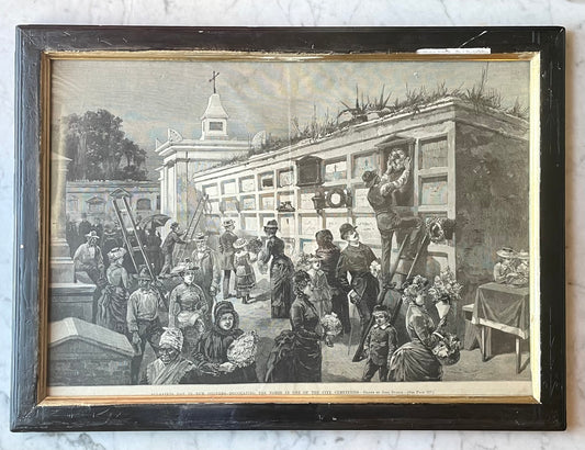 All Saints Day in New Orleans | Cemetery Print