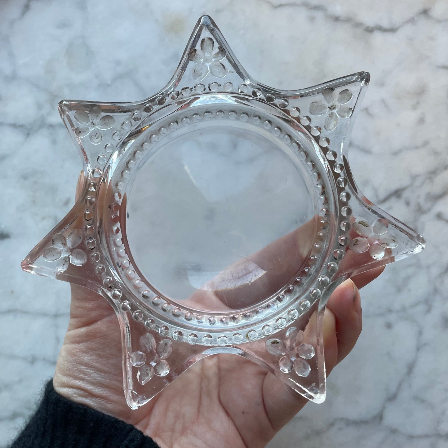 Victorian Magnifying Star Paperweight