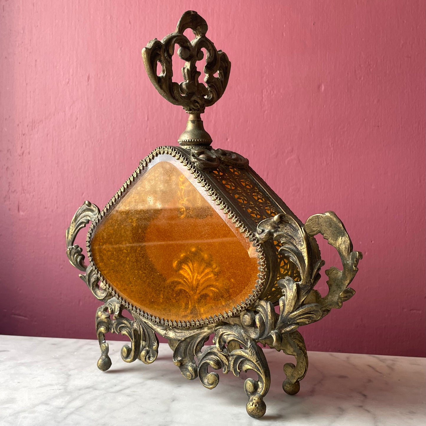 Large Vintage Perfume Dresser Bottle