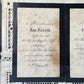 Victorian Diecut Memorial for Two Babies