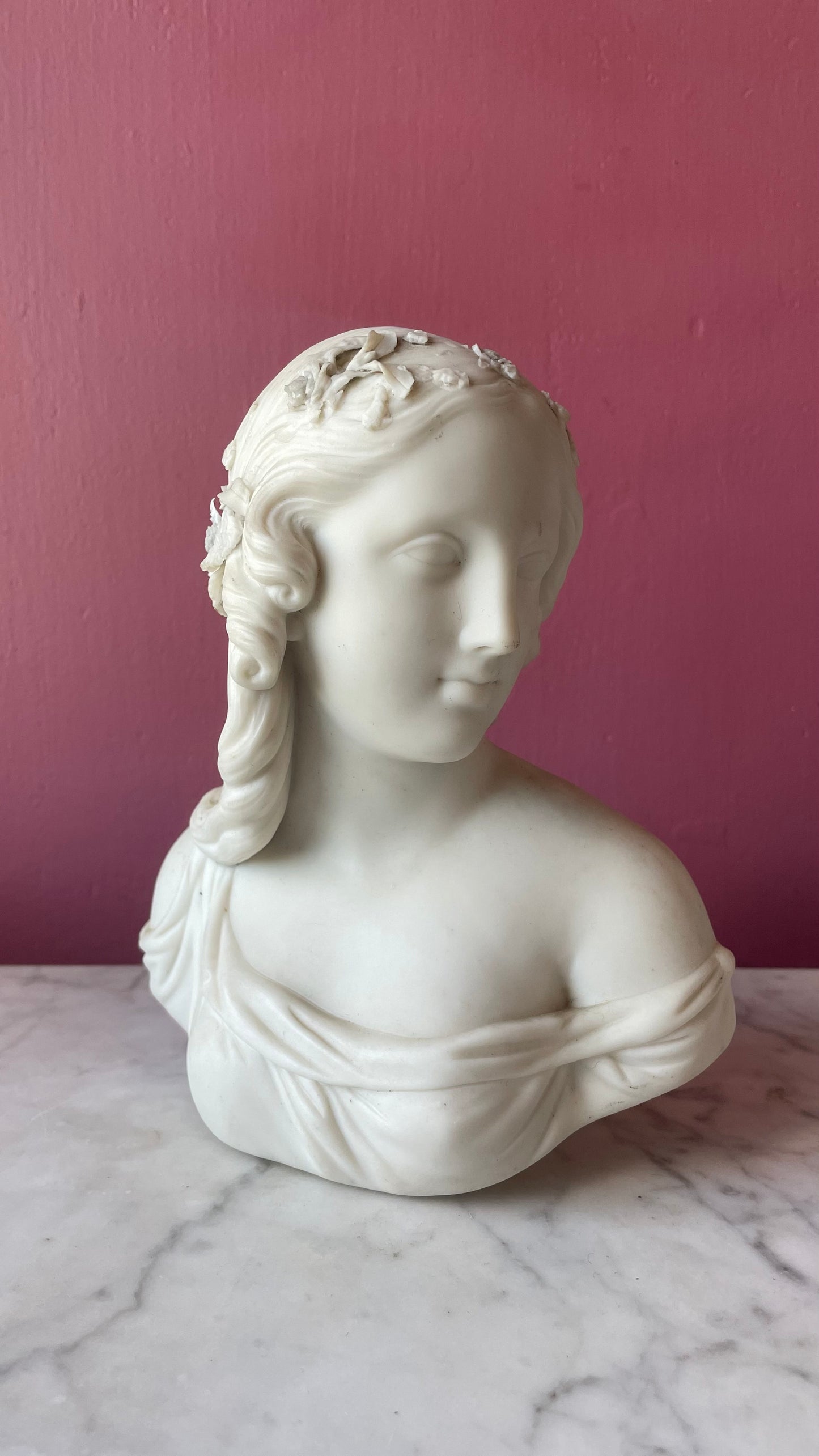 Victorian Parian Bust
