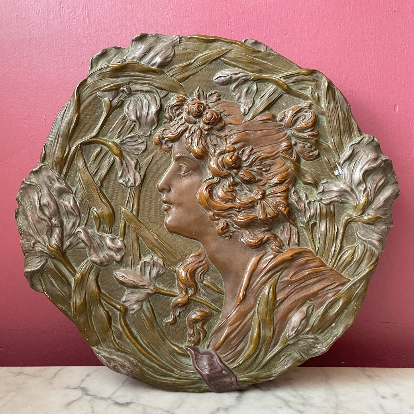 Antique Art Nouveau Charger | Ernst Wahliss | Vienna | Jugendstil