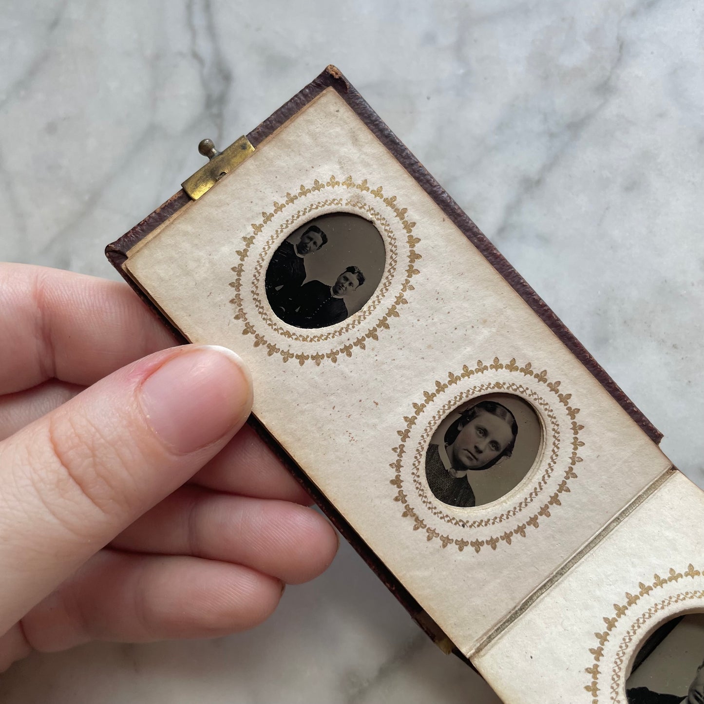 Victorian Gem Tintype Photo Album
