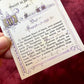 Vintage Mourning Monastery Work Prayer Card