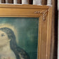 Antique Sacred Heart of Mary Large Framed Print