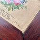 Antique German Hand Painted Floral Blessing | 1824