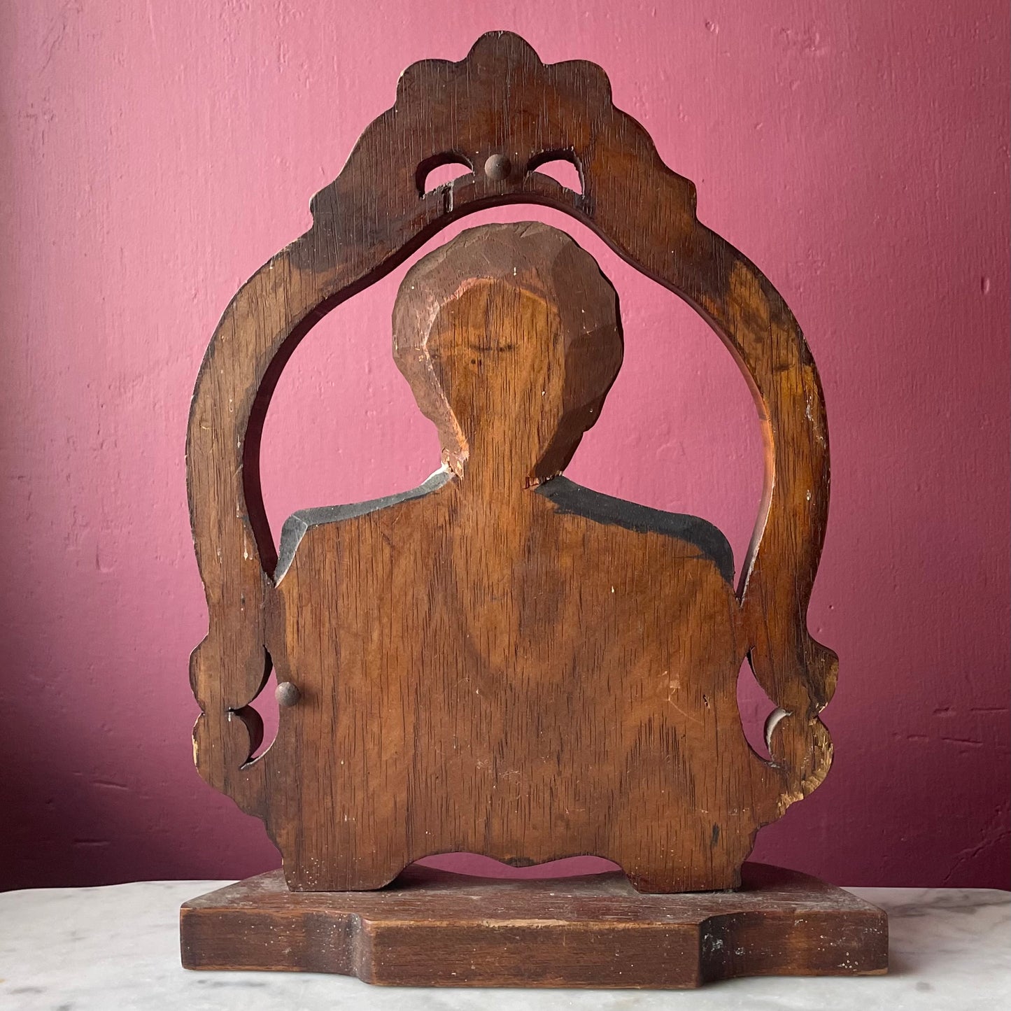 Antique Mexican Fotoescultura